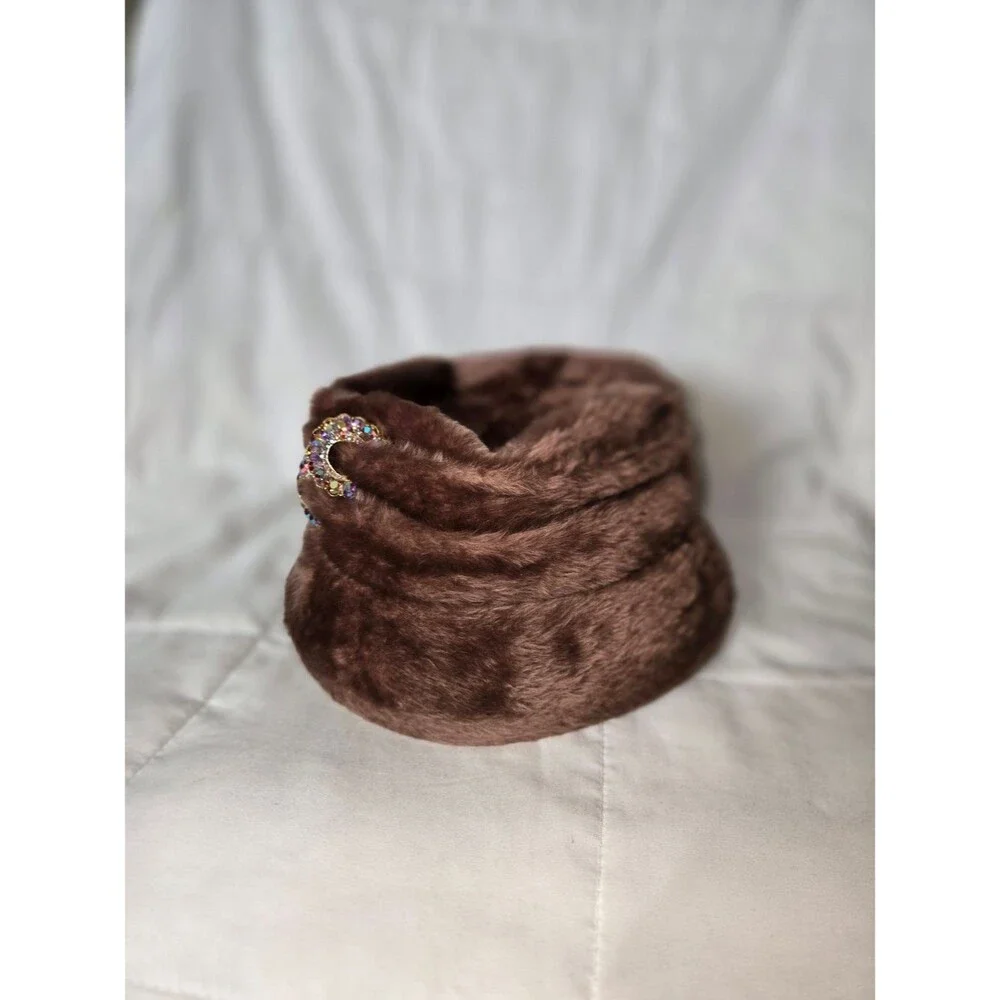 Selene Made in Austria Lodge Chic Winter Hat with Decorative Jewel Accent